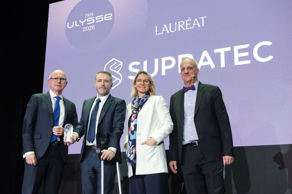 Remise du trophée Prix Ulysse 2026 aux équipes Supratec
